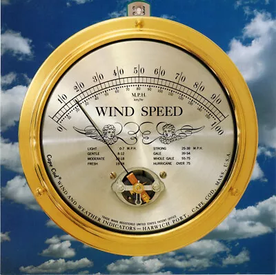 Cape Cod Wind Speed Instrument W/Peak Wind Gust • $429