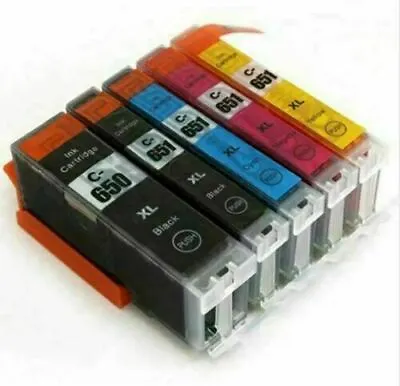 10X Compatible Ink PGI-650 XL CLI-651XL For Canon Pixma MX926 MG5460 MX726 • $13