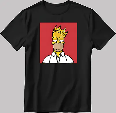 The Simpsons Homer Simpson Drawing Short Sleeve W/B Men's/Women's T Shirt P207 • £10.20