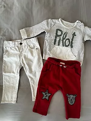 Baby Boys ZARA Clothes Bundles 12-18 Months Jumper Trousers Very Good Condition  • £0.99