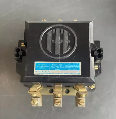 Lighting Contactor4072 65 Ite A133d 3 Pole 60 Amp Open Type 120 Volt Coil • $300