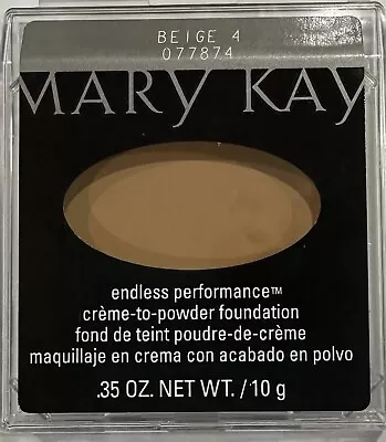 Mary Kay BEIGE 4 New!  Cream To Powder Foundation (077874) • $19.25