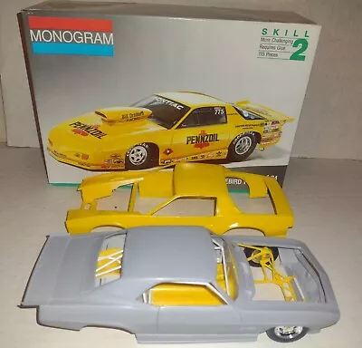 Monogram Pennzoil Pontiac Firebird '69 Camaro 1:24 Pro Stock Model Kit PROJECT • $10.50