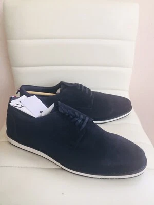 $38.49 • Buy NEW ZARA MEN NAVY BLUE LEATHER SPORTY SHOES Derby Sporty Lace-up Size USA 7  K15