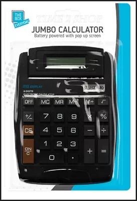 £3.98 • Buy Electronic Jumbo Calculator Home Office Large Power Button Free Delivery UK