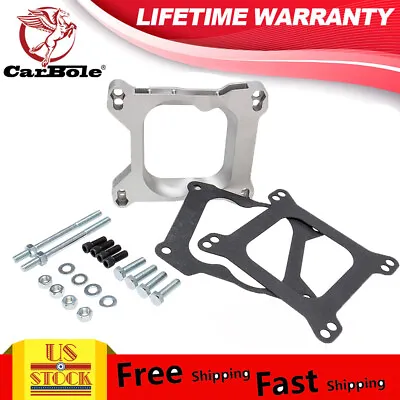 Carb Carburetor Adapter 1932 For Rochester 4 Bolt To 4bbl Barrel Quadrajet Kit • $22.99