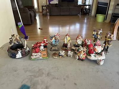 Lot Of Resin Miniature Firefighter Collectibles. See Description For Listing • $44
