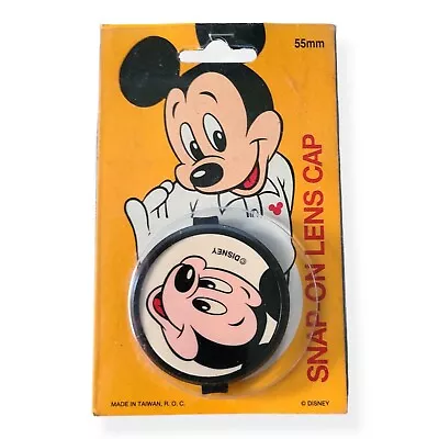 NEW In Package Vintage 1980s Disney Mickey Mouse 55mm Camera Lens Cap Cover • $26.99