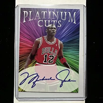 Platinum Cuts Michael Jordan Facisimile Auto (error Back) Limited Out Of 1000 • $5.99