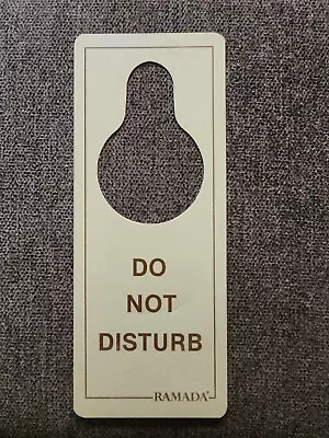 Vintage Ramada Inn  Do Not Disturb  Sign (plastic) • $10