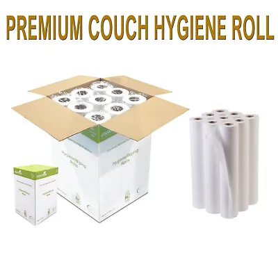 Premium Quality Hygiene Rolls White 20  Couch Massage Medical Salon Beauty Paper • £16