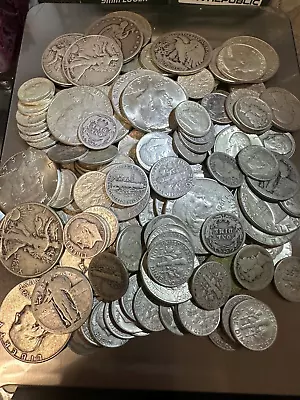 SILVER SALE * 1/2 * Oz (14.2g+) 90% SILVER Coins - Pre-1965-Unsorted U.S. Coins • $15.50
