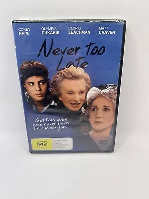 Never Too Late (DVD 1996) REGION 4 Brand New Sealed Free Pistage • $9.99