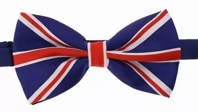 Adults Platinum Jubilee Union Jack British English Bow Tie Fancy Dress  • £4.49