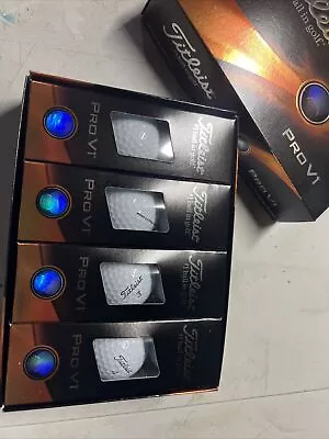 Titleist PRO V1 Golf Balls - 1 Dozen New In Box- Logo • $31