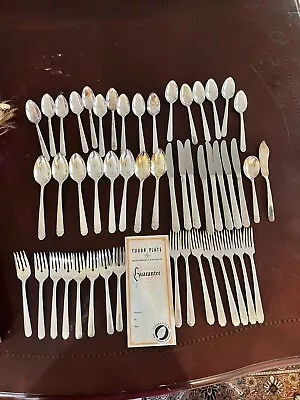 Oneida Community Tudor Plate Flatware Silversmiths Set Knives Forks Spoons Lot • $35