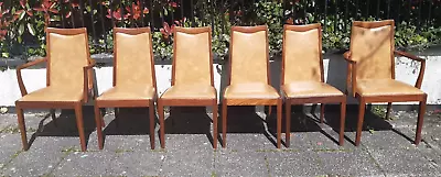 VINTAGE SET OF 6 TEAK MID CENTURY MODERN G PLAN DINING CHAIRS Delivery • £145