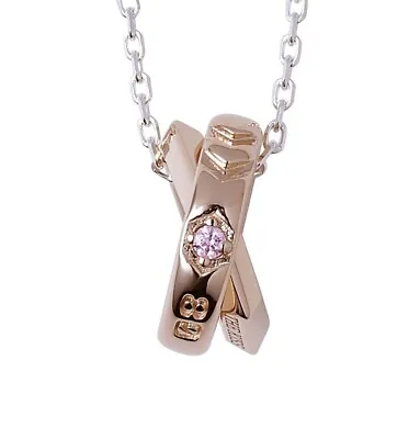 $214.07 • Buy EVANGELION × THE KISS Unit 08 Mari Model Cross Ring Silver Necklace New
