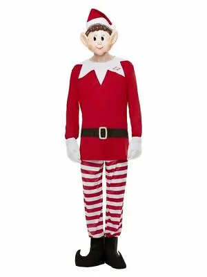 Mens Elves Behavin' Badly Costume Naughty Festive Fancy Dress Cheeky Christmas • £19.84