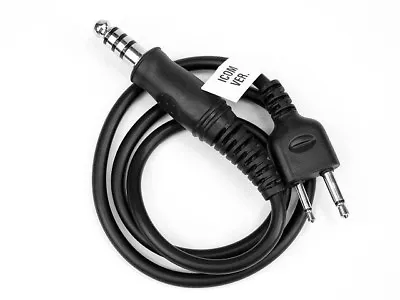 U93 / U174 Military Headset / PTT To Kenwood / Baofeng / Motorola Adapter Cable • $39.95