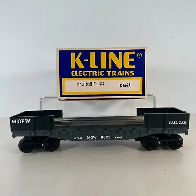 K Line K-6621 O Gauge Maintenance Of Way MOW Rail Carrier Freight Car In Box • $17.99