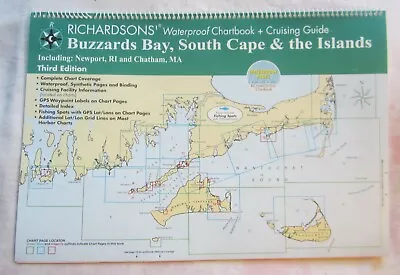RICHARDSON'S Waterproof Chartbook 2007 -- CAPE COD Buzzards Bay NANTUCKET • $44.44