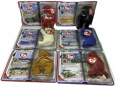 McDonalds TY Teenie Beanie Babies 2000 Rare Retired SEALED Lot Of 6 NEW The End • $39.99