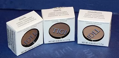 3 PCS TIGI Professional Cosmetics Creme Concealer Shade MEDIUM DARK 0.06 Oz New • $20