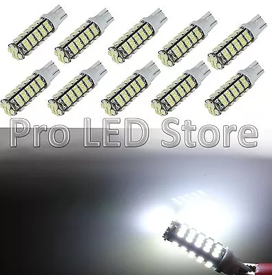 10X T10/921/194 RV Trailer 12V LED Lights Bulbs 68 SMD White • $12.99