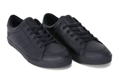 Mens Kustom Kramer Black Leather School Shoes Size 8 - 14. NIB RRP $89.99. • $49.90