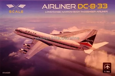 X-Scale X144001 Douglas DC-8-33 (Delta) Airliner - 1/144 Model Kit • $33.75