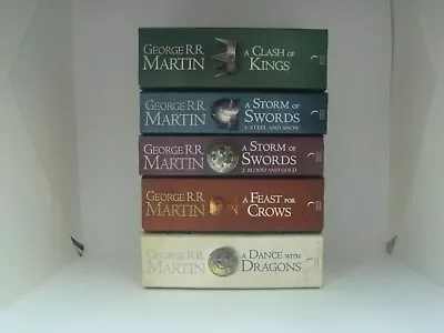 Game Of Thrones: A Song Of Ice And Fire Books 2-5 George R.R. Martin • $30