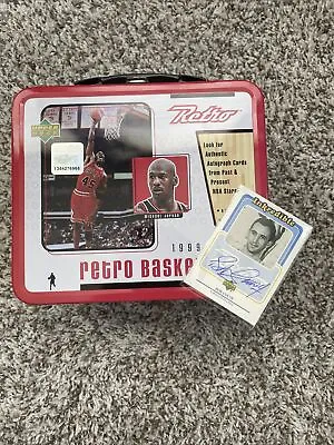 Michael Jordan Upper Deck Retro Lunchbox W/ Bob Cousy Autograph! • $349.99