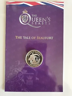The Queens Beasts The Yale Of Beaufort £2coin/2 Pound Coin-bunc • £18