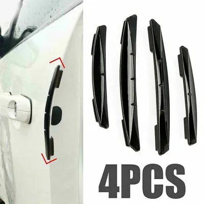 £5.45 • Buy 4 X Car Door Edge Scratch Anti-collision Protector Guard Strip Accessories Black