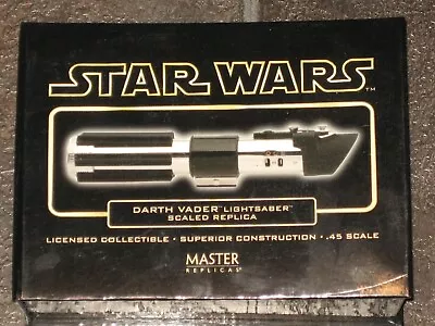 Star Wars Master Replicas .45 Scaled Darth Vader Lightsaber • $25