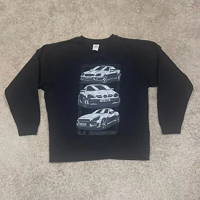 Mercedes Benz SLK Generations Crewneck Sweatshirt Mens Size Large • $34.99