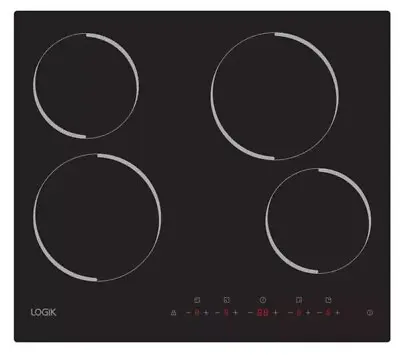 56 LOGIK LCHOBTC23 59 Cm Electric Ceramic Hob- Black • £95.99