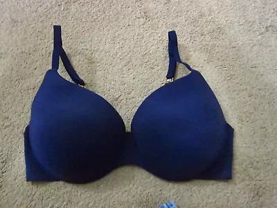 INCREDIBLE By Victoria's Secret Blue Padded Perfect Shape Bra Size 38D • $9.99