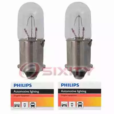 2 Pc Philips License Plate Light Bulbs For Ford Fiesta 1978-1980 Electrical Xn • $9.27