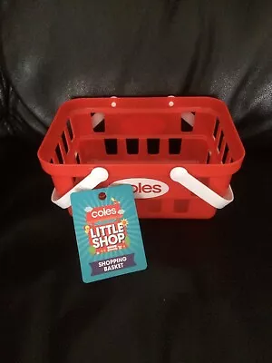 Coles Little Shop Mini Collectables 1 ~!~ Shopping Basket For Your Little Cuties • $14.99