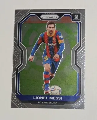 2020-21 Panini Chronicles Prizm Lionel Messi Barcelona Football Card #15 • £8.99