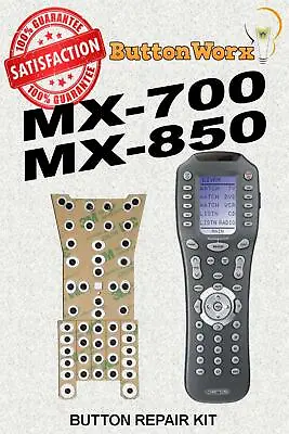 Button Repair Kit Aeros Genesis URC MX650 MX700 MX800 MX850 Remote Control • $13.95
