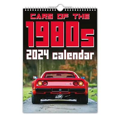 Cars Of The 1980’s – 2024 Wall Calendar • £29.95