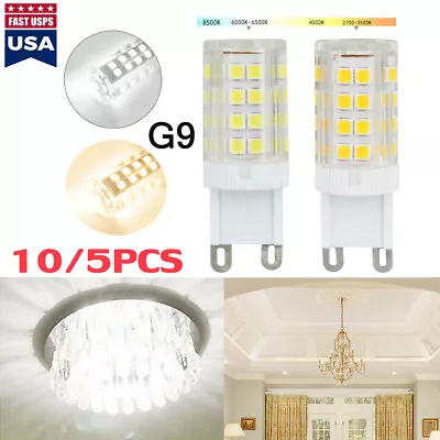 5/10x G9 7W LED Corn Halogen Capsule Bulbs 6000K 2835 51-SMD Daylight Home Light • $8.99