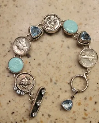 Mars And Valentine Coin Bracelet • $300