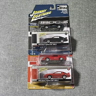 Johnny Lightning 1989 Chevy Camaro Z28 Iroc-Z (Black And Red Color Variations) • $45.47