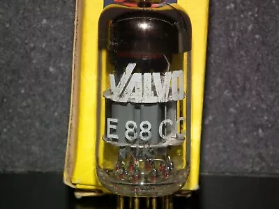 E88CC Mullard MItcham Rebranded Valvo Gold Pins Perfectly Balanced NOS NIB • $119.50