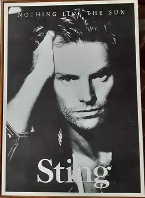 Sting : Nothing Like The Sun Poster • $14.95