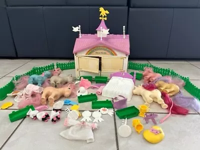 Hasbro My Little Pony Show Stable 1983 G1 Vintage Lot 6 Horses Extras MLP Bundle • $125